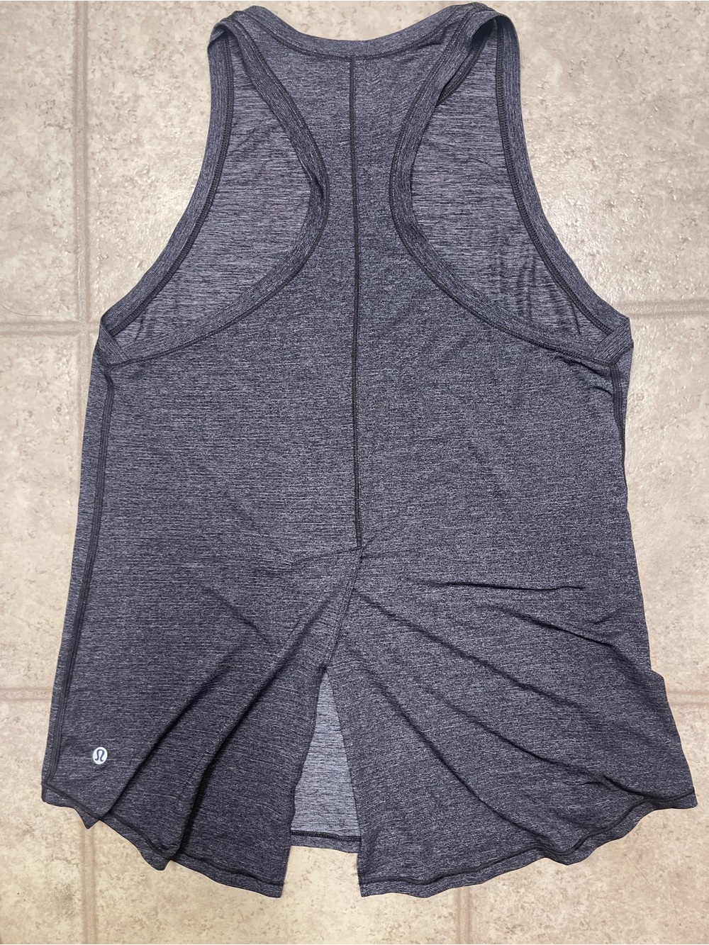 lululemon athletica Women's Dark Heather Gray Racerback Tank - Picture 2 of 5